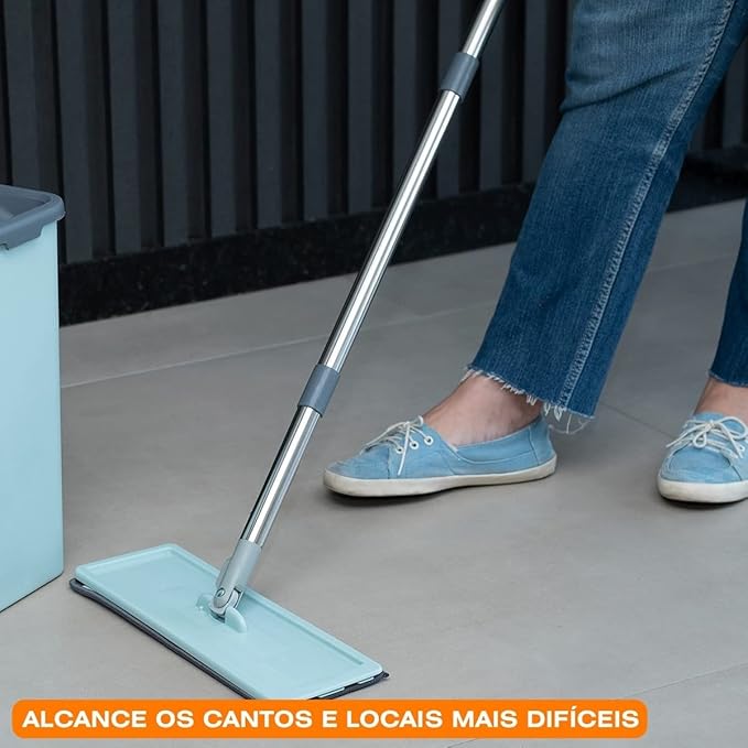 Mop Bucket With Two Compartments